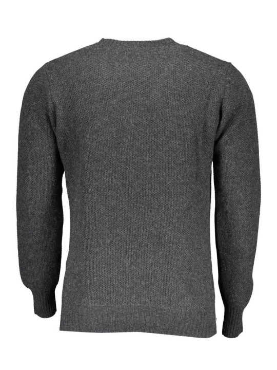 Sweaters Elegant Wool-Blend Men's Gray Sweater 300,00 € 8300825063924 | Planet-Deluxe