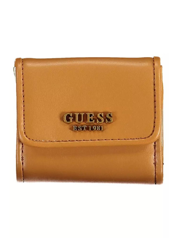 Wallets Chic Brown Snap Wallet with Contrast Detailing 70,00 € 190231595359 | Planet-Deluxe