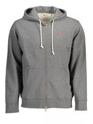 Sweaters Classic Gray Zip Hoodie with Logo 200,00 € 5400898433983 | Planet-Deluxe
