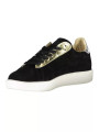 Sneakers Elegant Black Leather Sneakers with Contrasting Details 410,00 € 8030631142482 | Planet-Deluxe