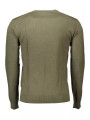 Sweaters Elegant Green Sweater with Embroidered Logo 170,00 € 609216146078 | Planet-Deluxe
