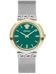 "Versace Uhren im Sale | Versace Elegante Grau Damenuhr online kaufen"|Planet-Deluxe