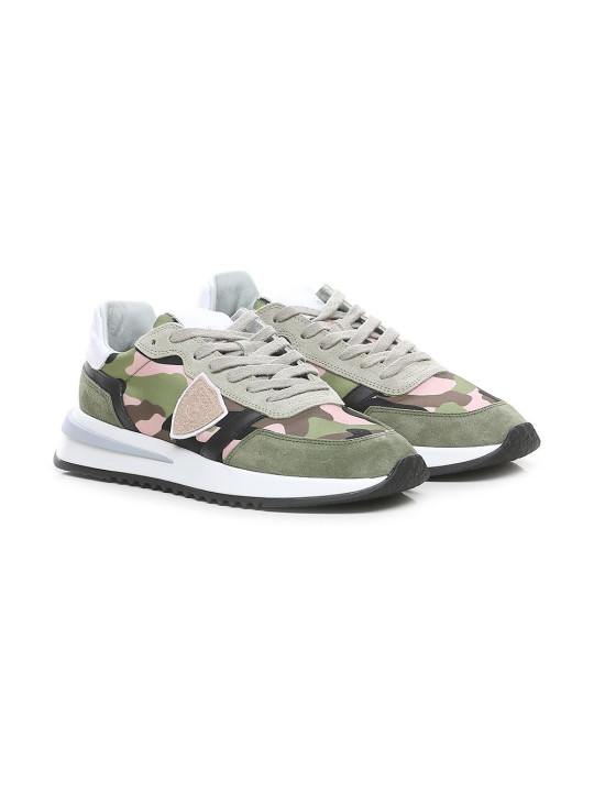 Sneakers Chic Army Suede-Trimmed Fabric Sneakers 590,00 € 8059220642783 | Planet-Deluxe