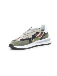 Sneakers Chic Army Suede-Trimmed Fabric Sneakers 590,00 € 8059220642783 | Planet-Deluxe