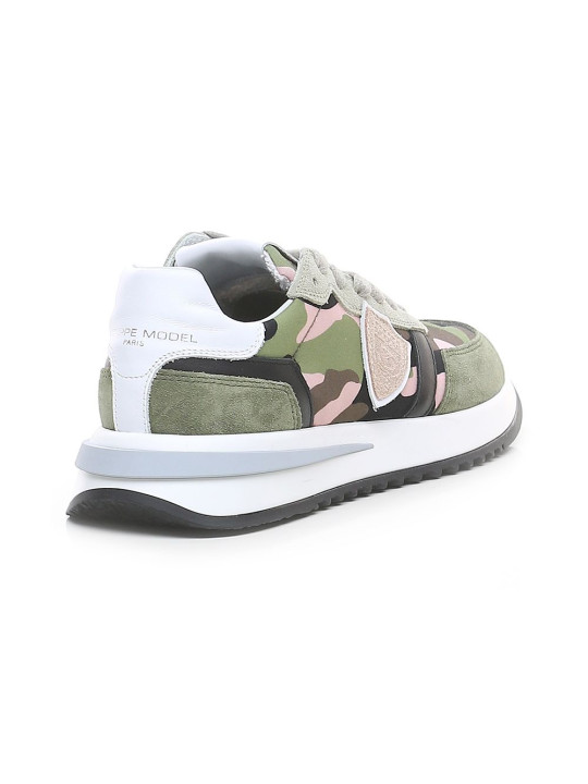 Sneakers Chic Army Suede-Trimmed Fabric Sneakers 590,00 € 8059220642783 | Planet-Deluxe