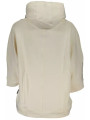 Sweaters Chic White Hooded Sweatshirt with Organic Fibers 240,00 € 8300825528744 | Planet-Deluxe