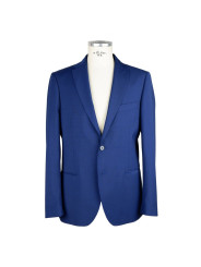 Suits Elegant Two-Button Men's Suit in Blue 1.040,00 € 8050246666357 | Planet-Deluxe
