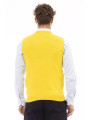 Vests Sleek V-Neckline Yellow Vest 230,00 € 8100002475591 | Planet-Deluxe