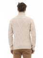 Sweaters Beige Turtleneck Sweater - Winter Elegance 500,00 € 8100002682432 | Planet-Deluxe