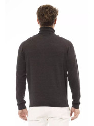 Sweaters Elegant Turtleneck Sweater in Rich Brown 380,00 € 8100001000824 | Planet-Deluxe
