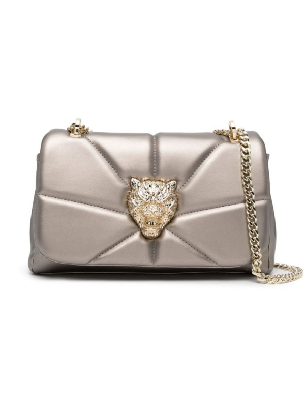 Crossbody Bags Chic Beige Crossbody Bag with Gold Chain Accent 170,00 € 8051978420125 | Planet-Deluxe