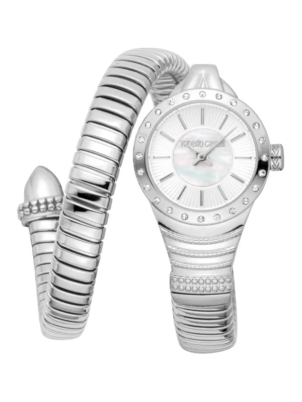 "Roberto Cavalli Uhren im Sale | Roberto Cavalli Damen Quarzuhr Edelstahl Grau online kaufen"|Planet-Deluxe