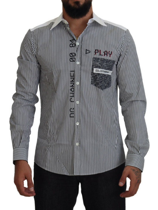 Shirts Slim Fit Striped Casual Shirt with Channel Motive 1.920,00 € 8057142451285 | Planet-Deluxe