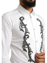 Shirts Italian Designer Slim Fit Tuxedo Shirt 4.200,00 € 8053286112617 | Planet-Deluxe