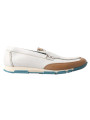 Formal Elegant White Leather Slipper Loafers 1.340,00 € 8053901914749 | Planet-Deluxe