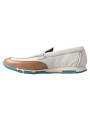Formal Elegant White Leather Slipper Loafers 1.340,00 € 8053901914749 | Planet-Deluxe