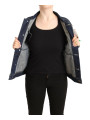 Jackets & Coats Chic Dark Blue Denim Jacket 770,00 € 8050246187227 | Planet-Deluxe