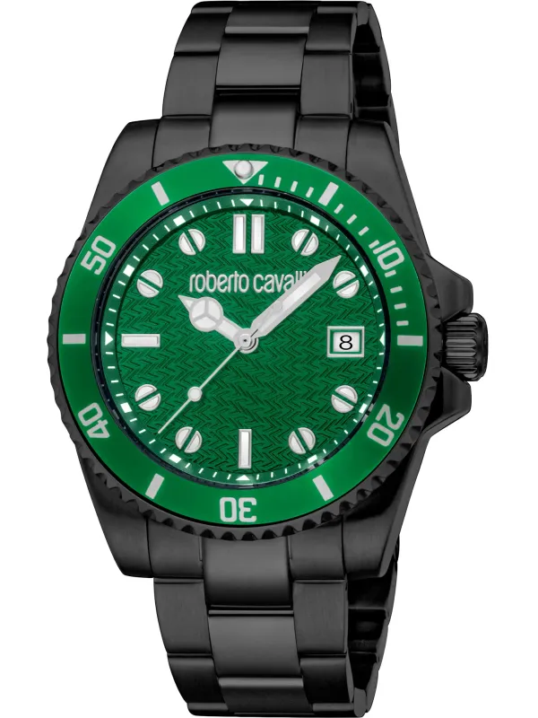 "Roberto Cavalli Uhren im Sale | Roberto Cavalli Herren Quarzuhr Schwarz-Grün 41mm 30ATM online kaufen"|Planet-Deluxe "Roberto Cavalli Uhren im Sale | Roberto Cavalli Herren Quarzuhr Schwarz-Grün 41mm 30ATM online kaufen"|Planet-Deluxe