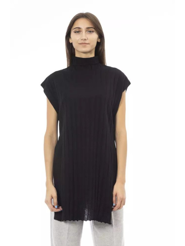 Sweaters Elegant Turtleneck Sweater with Side Slits 480,00 € 8100001103877 | Planet-Deluxe