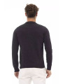 Sweaters Elegant Crewneck Wool Sweater in Timeless Black 380,00 € 8100002689912 | Planet-Deluxe