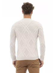 Sweaters Beige Merino Wool Crewneck Classic Sweater 480,00 € 8100001000510 | Planet-Deluxe