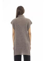 Sweaters Chic Alpaca Blend Turtleneck Sweater with Side Slits 480,00 € 8100001103839 | Planet-Deluxe
