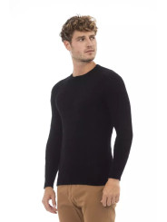 Sweaters Elegant Crewneck Sweater in Sumptuous Blend 390,00 € 8100002457351 | Planet-Deluxe