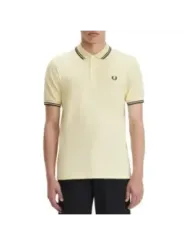 "Fred Perry Poloshirts im Sale | Fred Perry Herren Polo Gelb Baumwolle Kurzarm online kaufen"|Planet-Deluxe