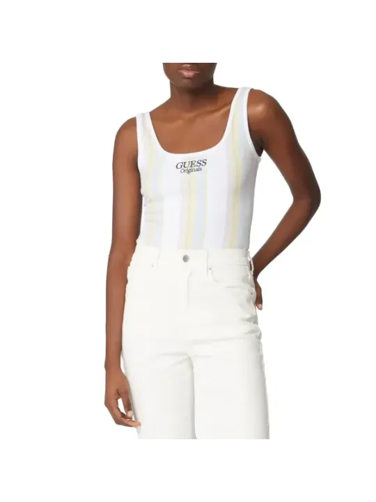 "Guess Tops im Sale | Guess X073_W2GP40-K1D80_F0E1 Weiß online kaufen"|Planet-Deluxe