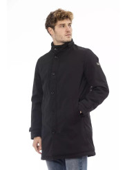 Jackets Sleek Black Poly Jacket with Monogram 790,00 € 2000051580948 | Planet-Deluxe