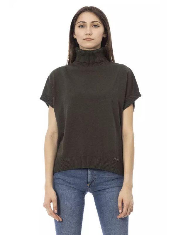 Sweaters Elegant Turtleneck Sweater with Monogram Detail 500,00 € 2000051558831 | Planet-Deluxe