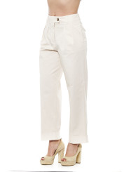 Jeans & Pants Peserico Beige Wide Palazzo Pants 510,00 € 2000045540552 | Planet-Deluxe