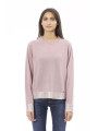 Sweaters Chic Crew Neck Monogram Sweater in Pink 660,00 € 2000051573124 | Planet-Deluxe