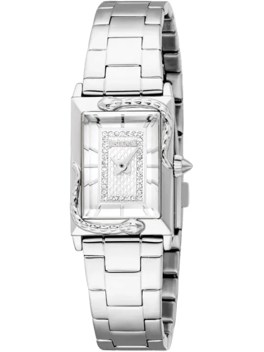 "Just Cavalli Uhren im Sale | Just Cavalli Damen Edelstahlarmbanduhr Grau Quarzwerk 20mm online kaufen"|Planet-Deluxe