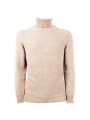 Sweaters Elegant Beige Cashmere Turtleneck Sweater 700,00 € 8050246666753 | Planet-Deluxe