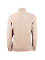 Sweaters Elegant Beige Cashmere Turtleneck Sweater 700,00 € 8050246666753 | Planet-Deluxe