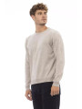 Sweaters Beige Crewneck Comfort Blend Sweater 350,00 € 8100002453988 | Planet-Deluxe