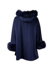 Jackets & Coats Elegant Virgin Wool Short Coat with Fur Detail 5.160,00 € 8050246666937 | Planet-Deluxe