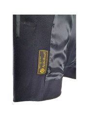 Jackets & Coats Elegant Virgin Wool Short Coat with Fur Detail 5.160,00 € 8050246666937 | Planet-Deluxe