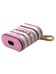 Other Chic Pink Stripe Leather Airpods Case 350,00 € 8054802872435 | Planet-Deluxe