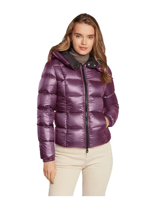 Jackets & Coats Elegant Light Purple Puffer Jacket 500,00 € 8056308815572 | Planet-Deluxe