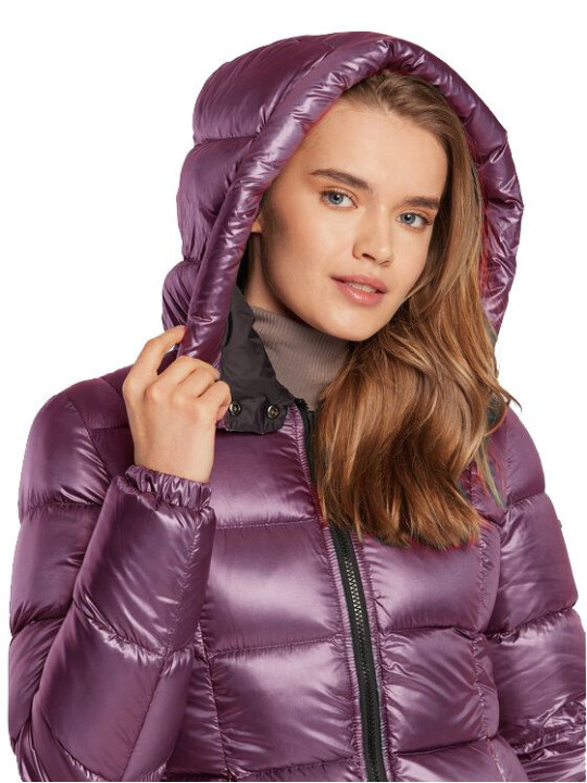 Jackets & Coats Elegant Light Purple Puffer Jacket 500,00 € 8056308815572 | Planet-Deluxe