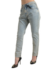 Jeans & Pants Chic Mid Waist Skinny Jeans in Blue 1.270,00 € 8050246187609 | Planet-Deluxe