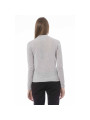 Sweaters Elegant Gray Cashmere Blend Turtleneck Sweater 530,00 € 2000051573629 | Planet-Deluxe