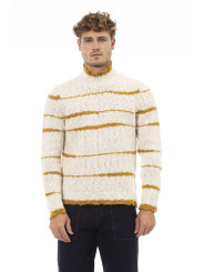 Gestreifter gelb-weißer Pullover von Albion Studios