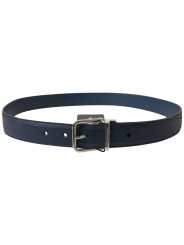 Belts Aquamarine Blue Leather Belt 600,00 € 8053286142164 | Planet-Deluxe