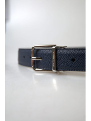 Belts Aquamarine Blue Leather Belt 600,00 € 8053286142164 | Planet-Deluxe