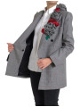 Jackets & Coats Chic Double Breasted Gray Wool Blazer 9.500,00 € 8057155702411 | Planet-Deluxe