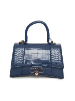 Egon Von Furstenberg Navy Damenhandtasche mit Riemen