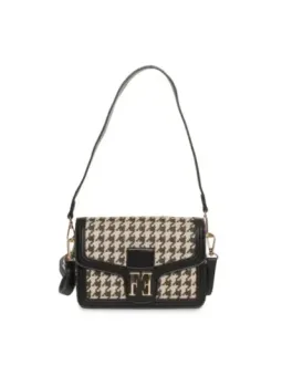 Egon Von Furstenberg Damenhandtasche Schwarz Polyurethan